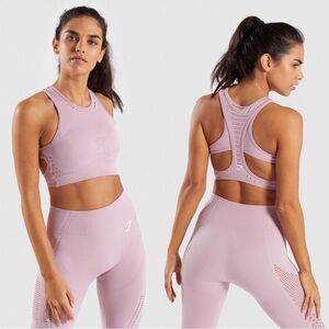 gymshark pink/purple sports bra